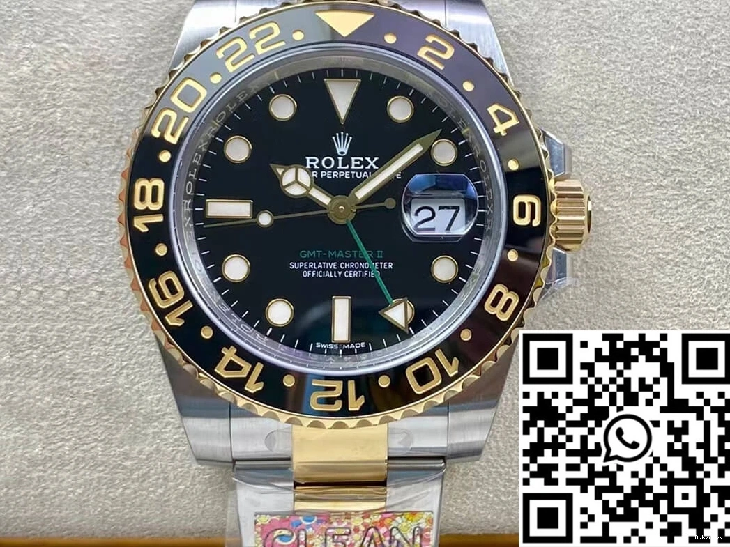 Clean 116713-LN-78203 GMT 1165 Factory Rolex II SmartChoice Yellow Gold Master 0731